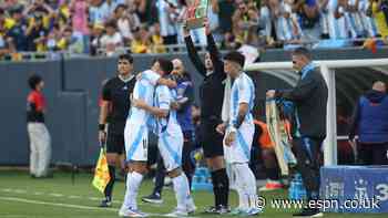 Di María scores, Messi returns in Copa warmup win