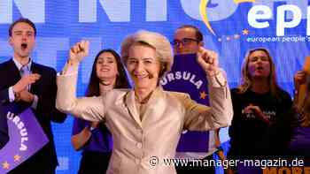Europawahl: EVP mit Ursula von der Leyen liegen vorn