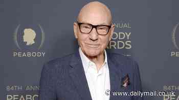 Patrick Stewart, 83, looks dapper at the 2024 Peabody Awards where the Star Trek franchise was honored with The Institutional Award