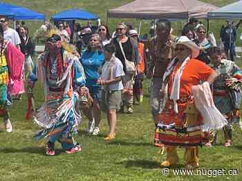 A soggy Saturday turned into a sunny Sunday at the weekend Pow Wow