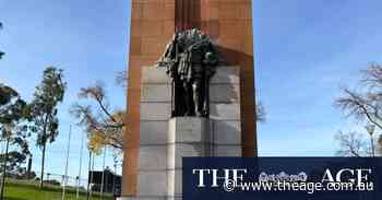 Vandals behead King George V statue in Melbourne on King’s Birthday