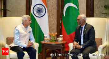 Union minister S Jaishankar meets Maldives President Mohamed Muizzu in Delhi