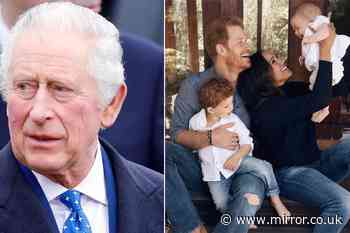 King Charles is 'not content' with seeing Harry and Meghan's kids over video calls