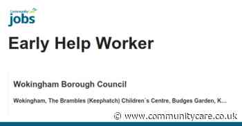 Early Help Worker – £29,269 – £33,024 Per Annum