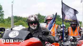 'Proud' 20,000 bikers finish Dave Myers tribute ride