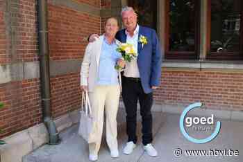 Pas getrouwd: Christie en Peter in Hasselt