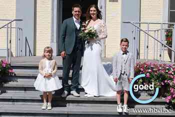Pas getrouwd: Pieter en Evelien in Dilsen-Stokkem