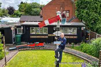 Grandad spends 30 years building 'secret' train track in his garden