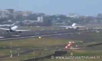 Bizarre beelden: IndiGo A320 landt vlak achter vertrekkende Air India A320