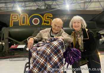 RAF Museum London visit sees Stuart Black, 100, reunited with plane