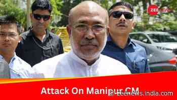 Manipur CM Biren Singh`s Convoy Attacked, Security Personal Injured