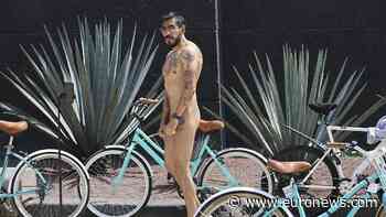 WATCH: Naked cyclists demand improved road safety