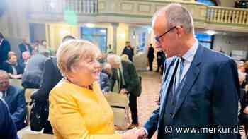 Merz kündigt Empfang zum 70. Geburtstag von Merkel an