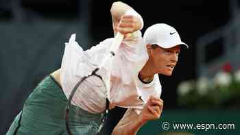 Sinner succeeds Djokovic at No. 1 in ATP rankings