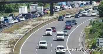 Live: M5 lane closure causes traffic congestion near Bristol