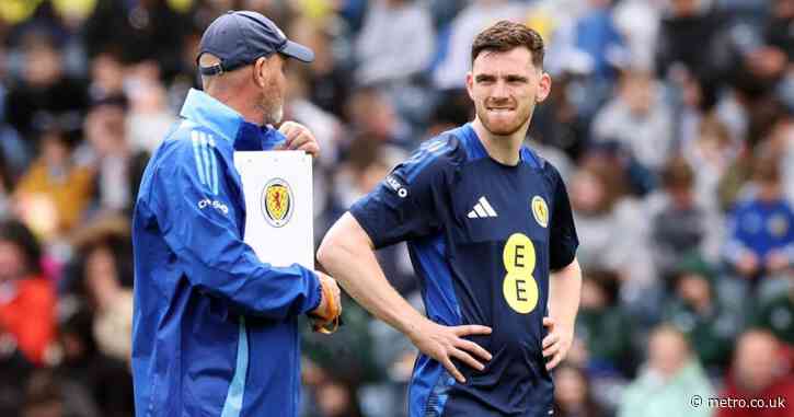 Injury scare for Scotland as Andy Robertson leaves training ahead of Euro 2024 opener