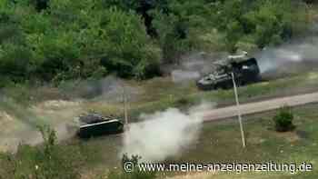 Auf wenige Meter: Video zeigt heftiges Panzer-Duell - und Putins Erbarmungslosigkeit