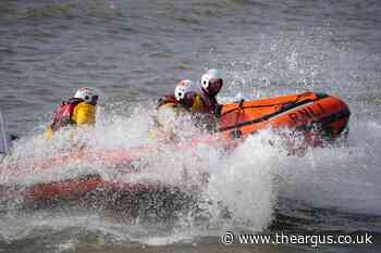 Eastbourne RNLI rescue mission to person in distress at sea