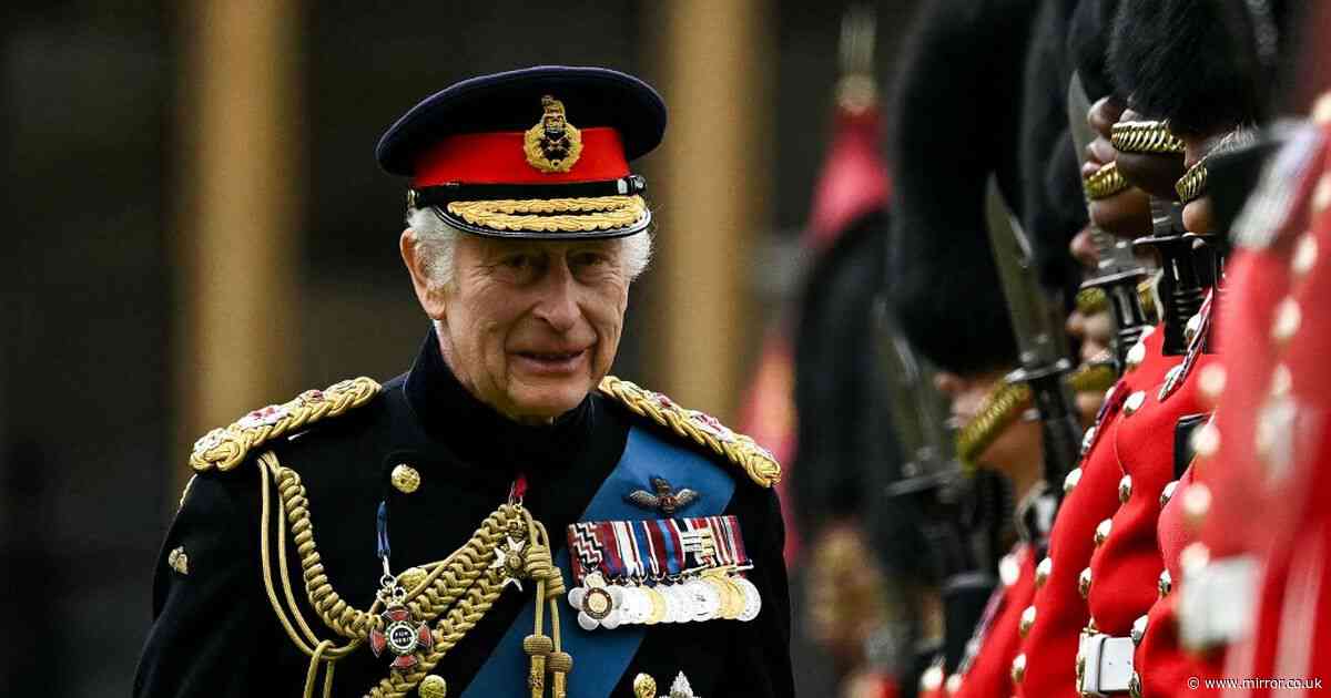 King Charles beams at Trooping the Colour preparations after Kate Middleton's apology