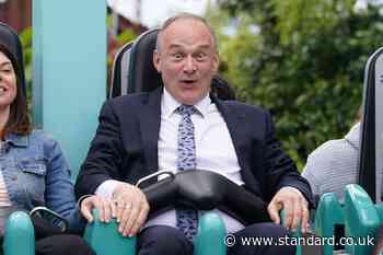 Ed Davey rides a rollercoaster for latest election stunt after launching Lib Dem manifesto