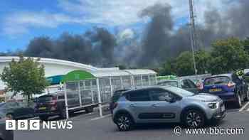 Broadstairs Asda store evacuated due to yard fire