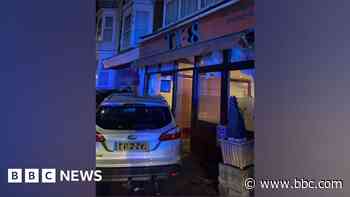 Restaurant forced to close after car crashes into front window