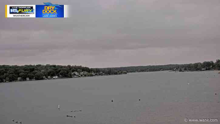 Clouds clear this afternoon with hot temps coming later this week