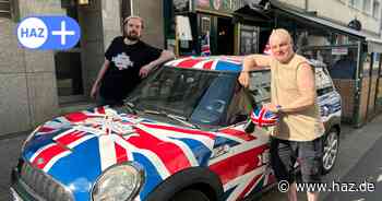 Englischer Pub Shakespeare in Hannover beklebt Auto mit englischer Flagge