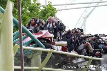 In Pictures: Davey braves roller coaster as Starmer meets young voters of future