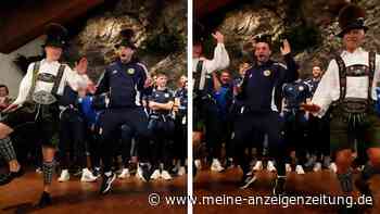 Schottland in Garmisch-Partenkirchen eingetroffen – Deutschlands erster EM-Gegner tanzt Schuhplattler