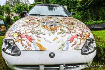 Glo’Art in Lanaken verkoopt vier dagen kunst: “De beschilderde Jaguar rijdt nog”