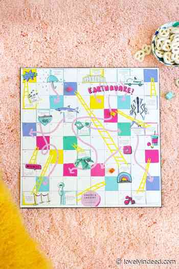 Make a DIY Chutes and Ladders Board Game