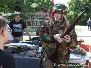 Soldiers, re-enactors help open D-Day 80th anniversary exhibit