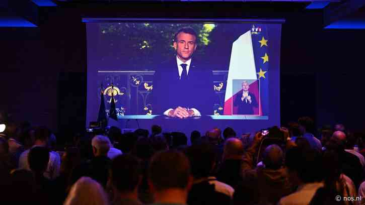 Macron roept na zege van radicaal-rechts nationale verkiezingen uit