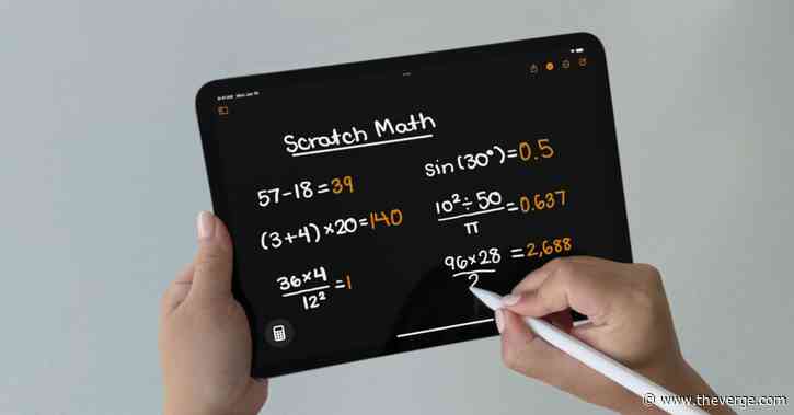 Apple made an iPad calculator app after 14 years