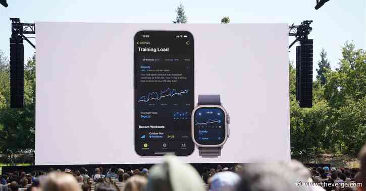 Apple announces watchOS 11 with a new training mode and live activities