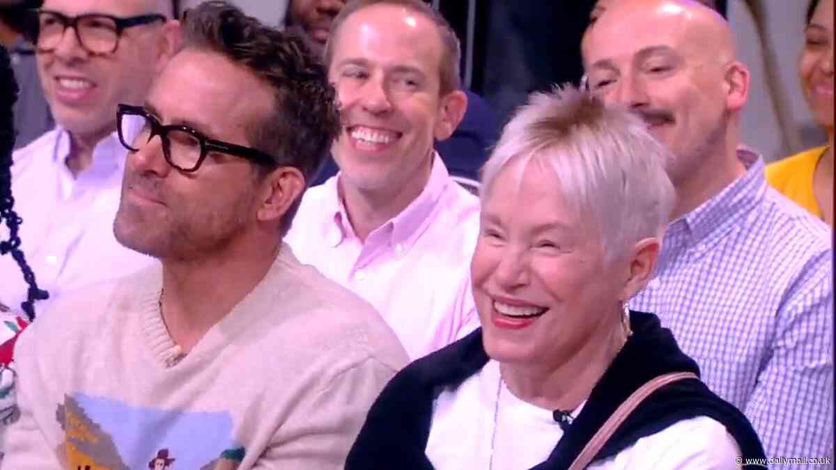 Ryan Reynolds takes his mom to The View to make her 'dream' come true - and jokes he dropped his wife Blake Lively's name to get tickets