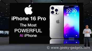 iPhone 16 Pro Max AI features Leaked
