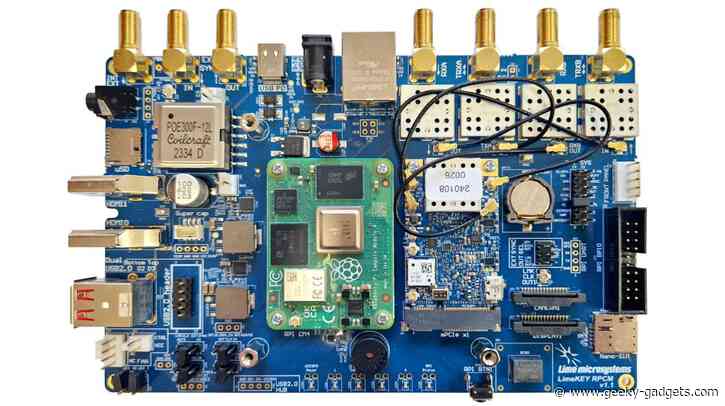 LimeNET Micro 2.0 Developer Edition modular radio carrier board for Raspberry Pi CM4