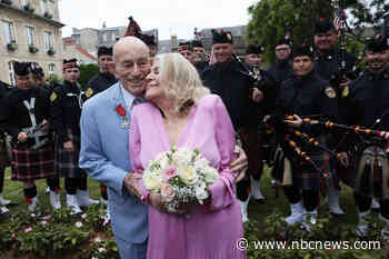 100-year-old U.S. veteran marries bride in Normandy after D-Day memorials