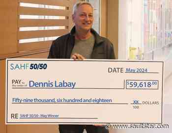 Dennis Labay wins nearly $60K in May SAHF 50/50 draw