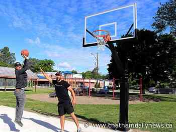 'Let's do it right': New hoops court kicks off Taylor Park revitalization