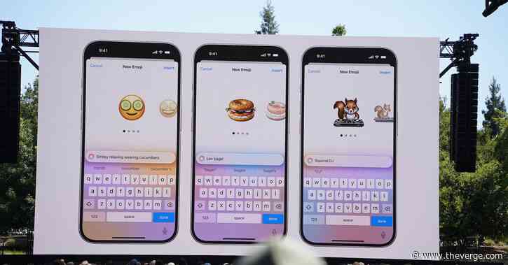 Apple’s AI can make custom emoji and images