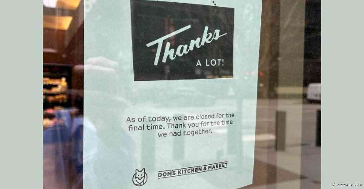 What the latest closures mean for the restaurant industry