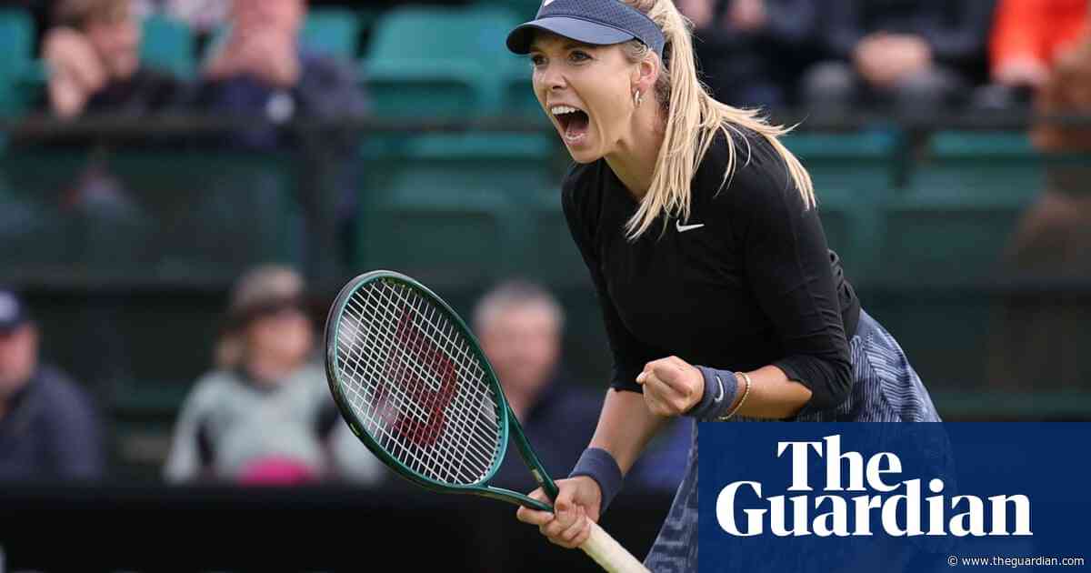 ‘I bet £50k that ball is out’: Dart rows with umpire in loss to Katie Boulter