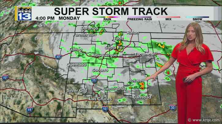 Scattered showers and storms continue through Monday night