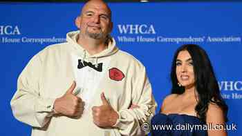 John Fetterman and wife Gisele are hospitalized after Democratic senator rear-ended car on the highway