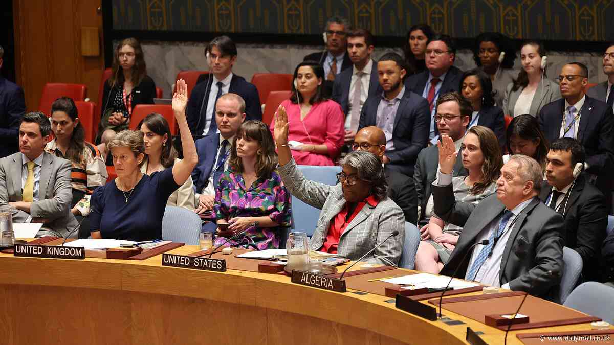 UN Security Council passes resolution backing Biden's ceasefire plan in Gaza and urging Hamas to accept hostage deal 'without delay'