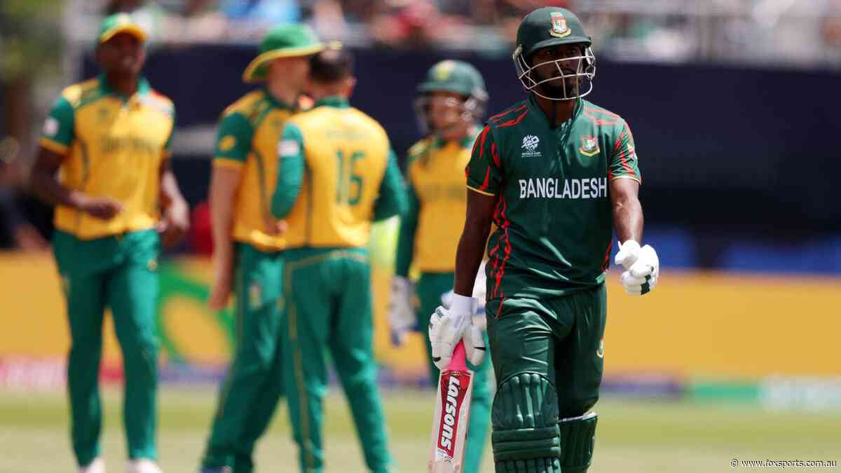 DRS controversy, stunning late meltdown robs minnows of shock T20 World Cup upset over SA