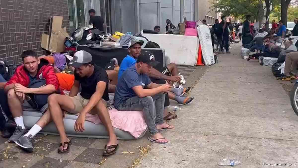 Chicago's migrant crisis sparks chaos as homeless population swells by 200% in just one year